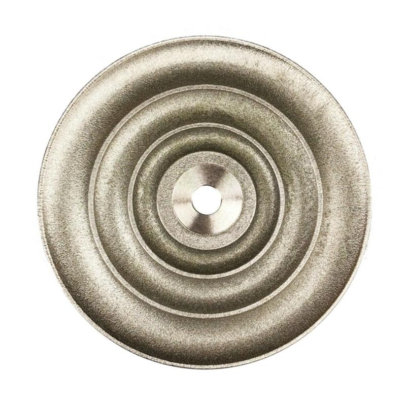 Egg Noodle Ring Surface Gem Machine Molding Disc Diameter 150MM Aperture 12.7MM Jade 3 Slot Grinding Disc Polishing Wheel
