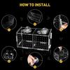 Hatching Boxes Aquarium Incubator Fish Tank Accessories for Anti-collision Holder