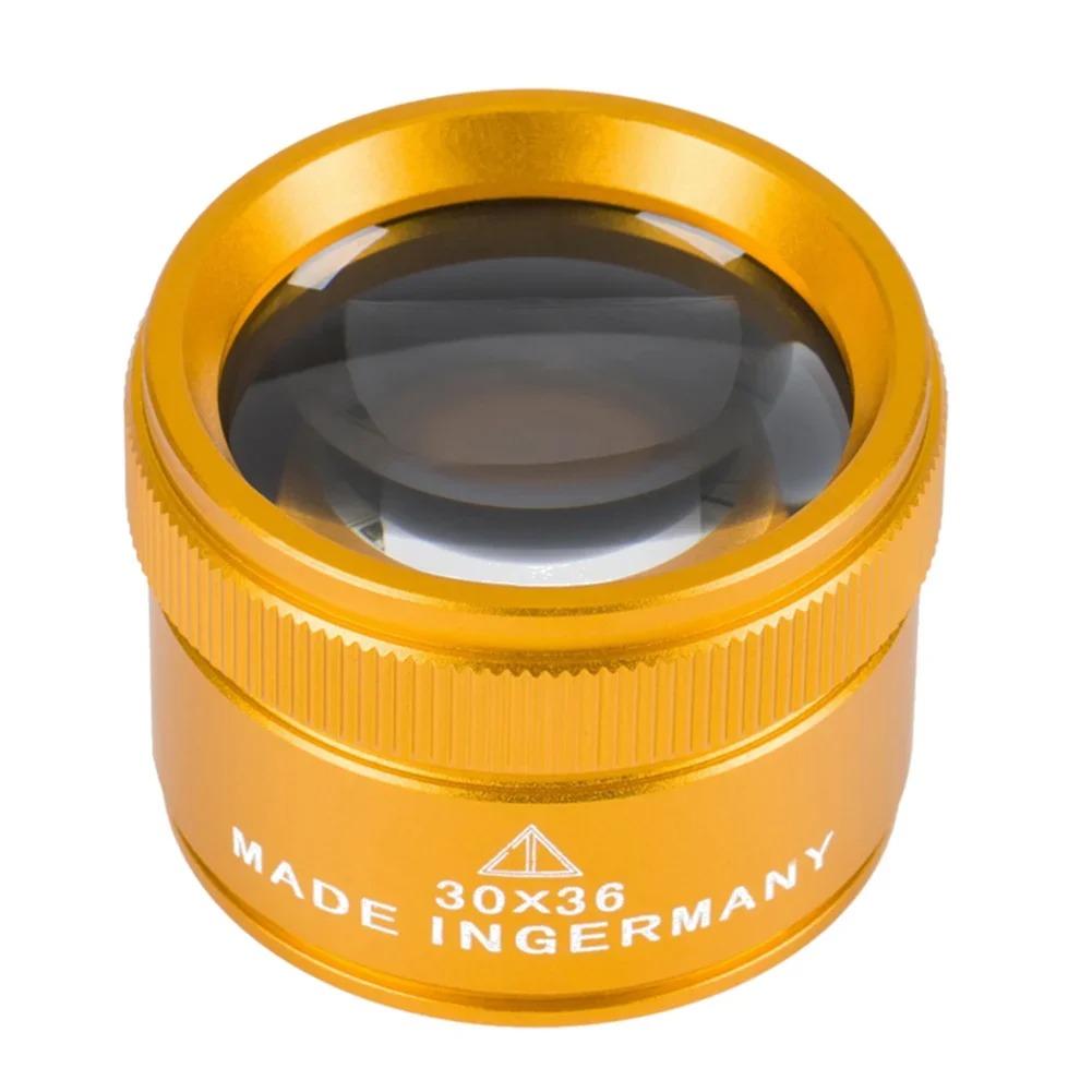 30X 36mm K9 Optical Lens Handheld Loupe Magnifier for Jewelry Coin Stamps Precision Repair Work
