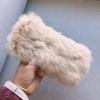 Rabbit Fur Hat Female Chuanxi White Fur Hat Fur Cold and Warm Plush Knitted Hat Cute Headgear Autumn and Winter