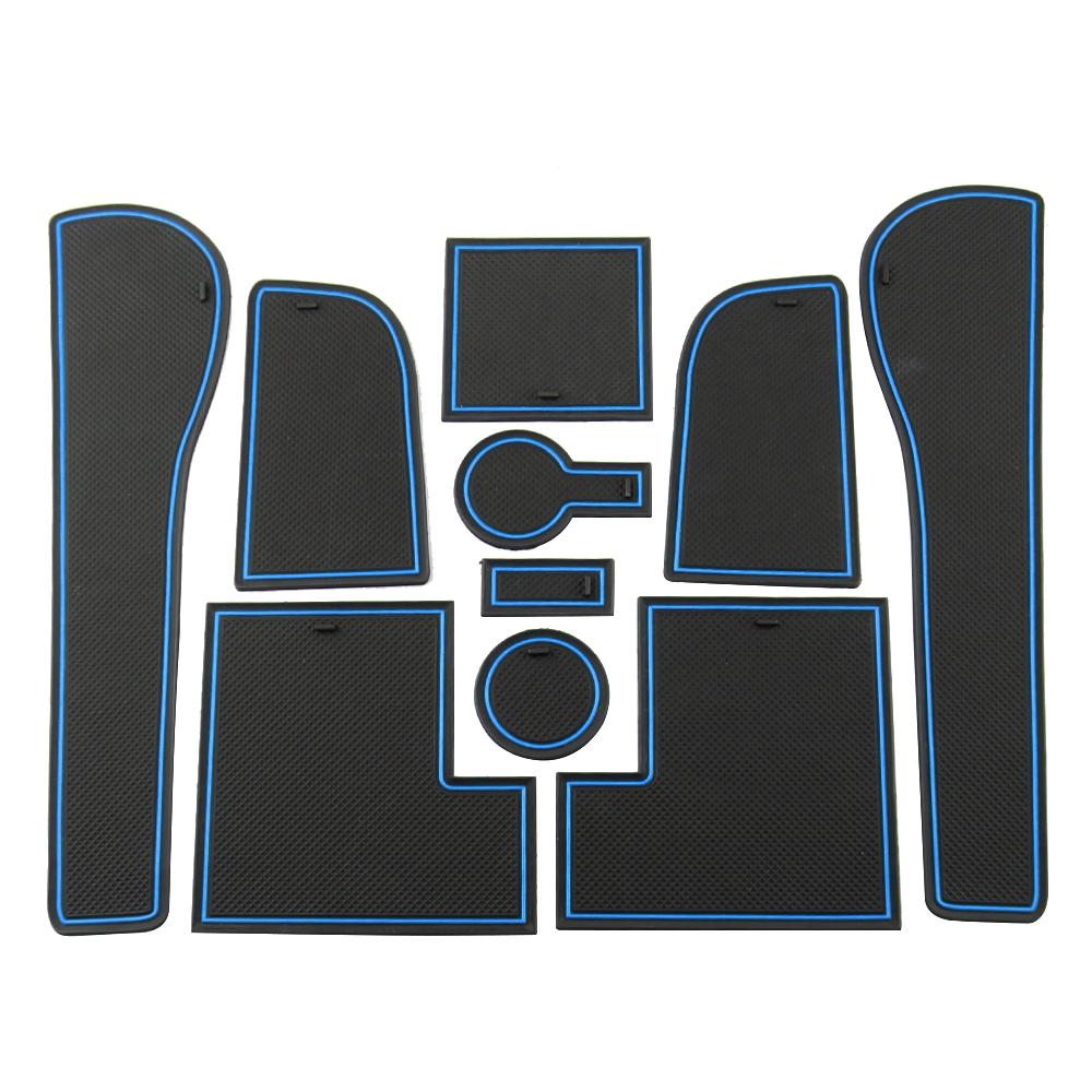 Car Door Groove Mats for Volkswagen VW Golf 7 7.5 MK7 MK7.5 2013 - 2020 Doors Gate Slot Pad Cup Mat Auto Accessories