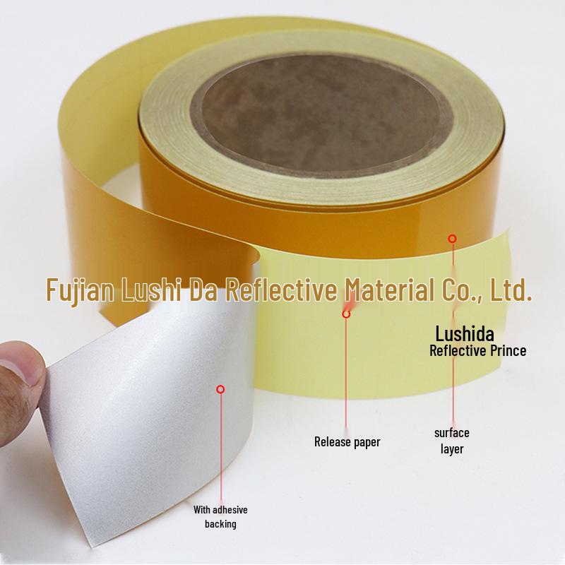 Reflective Yellow Warning Tape - Waterproof 5S Safety Sticker for Workshop