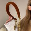 Vintage Tassel Bell Hair Clip Elegant Chinese Style Side Clip Ethnic Style Hair Hoop  Bride