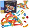 Jokomisiada 3D Colored Illuminated Magnetic Constructor, 76 Pieces