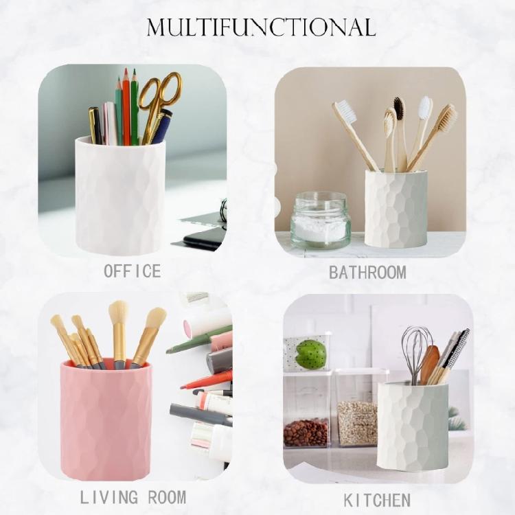 Silicone Pen Holders Makeup Brush Container Nordic Style Pencil Holders For Office Home and School