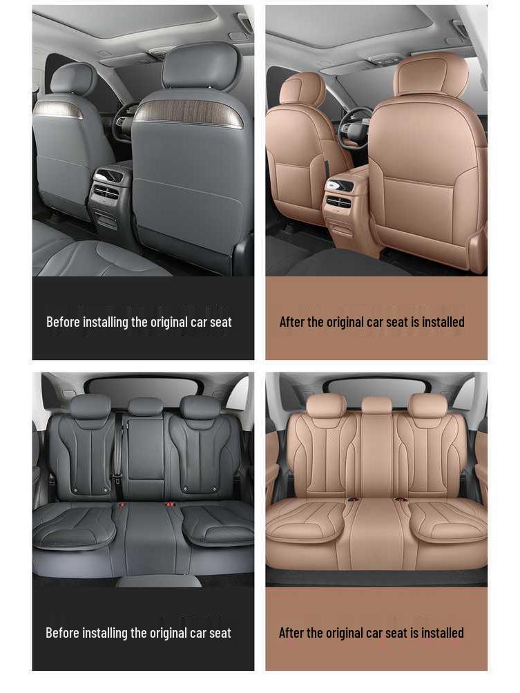 Leapmotor C11 Universal Four-Season Breathable Leather Car Seat Covers Pads (2024-2026)