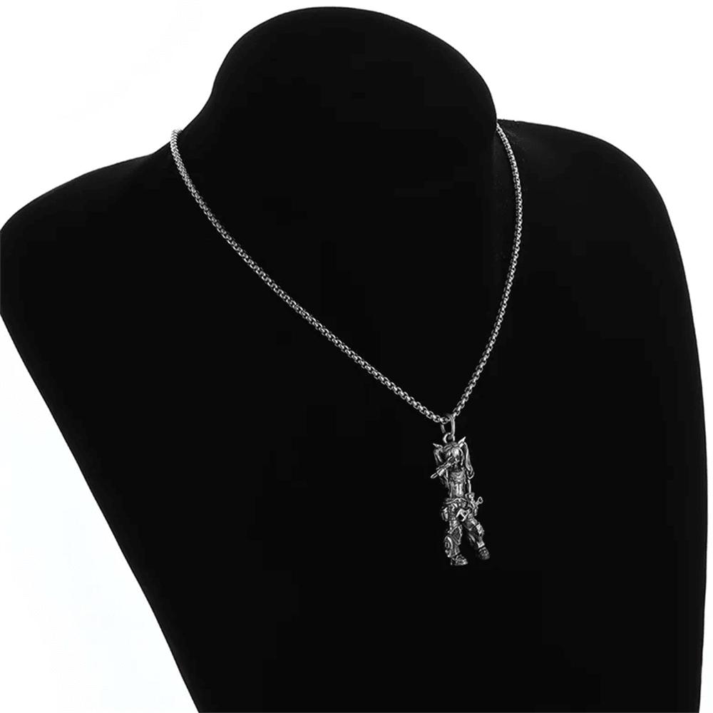 Vintage Punk Motor Girl Style Pendant Necklace, Women's Fashion Jewelry Gift