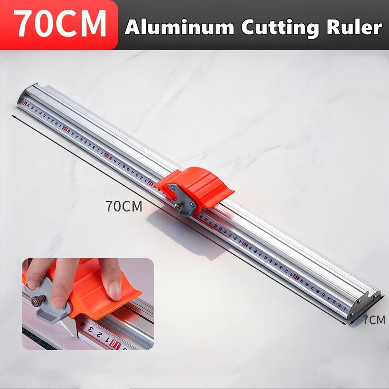 

Manual Sliding Paper Cutter with Dual Scale Ruler Kt Pvc Cutting Ruler Aluminum Anti-Slip Cutting Positioning Ruler DIY Tool