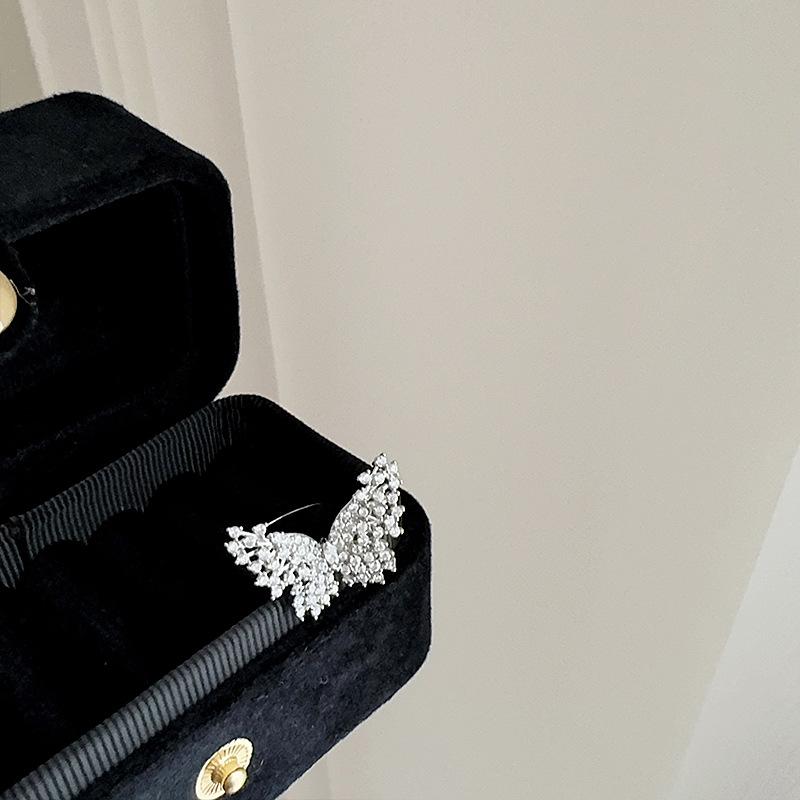 

Niche Design Sense Цирконий Бант Серьги Клипсы Женские Ретро Элегантные Умные Легкие Роскошные Темпераментные Модные Серьги Серьги