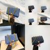 Fashionable Denim Women's Crossbody Bag Vintage Blue Quilted Chain Shoulder Bag