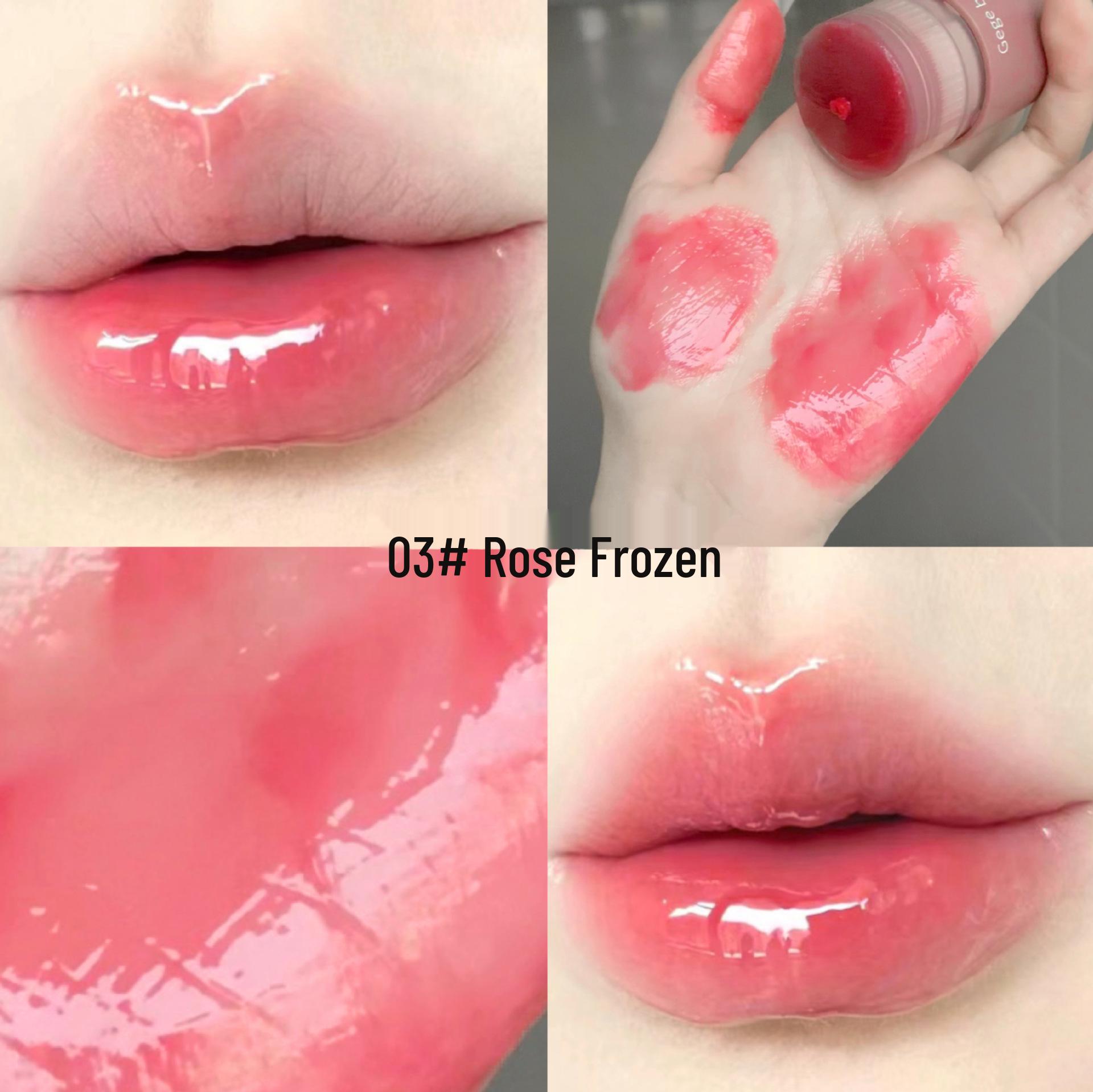 

Gege Gogo Увлажняющая и полупрозрачная эссенция-помада Little Bear - Летнее увлажняющее желе для пухлых губ 9g