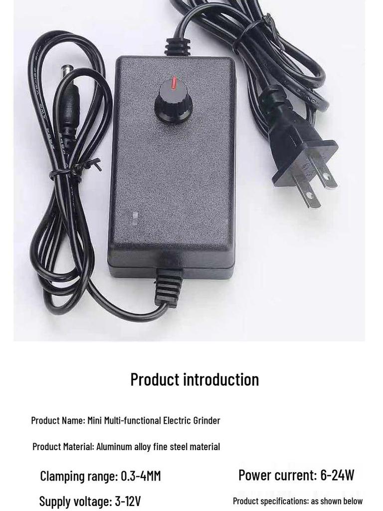 Mini Handheld Electric Drill & Grinder - Low Power Tool for Precision Hole Punching