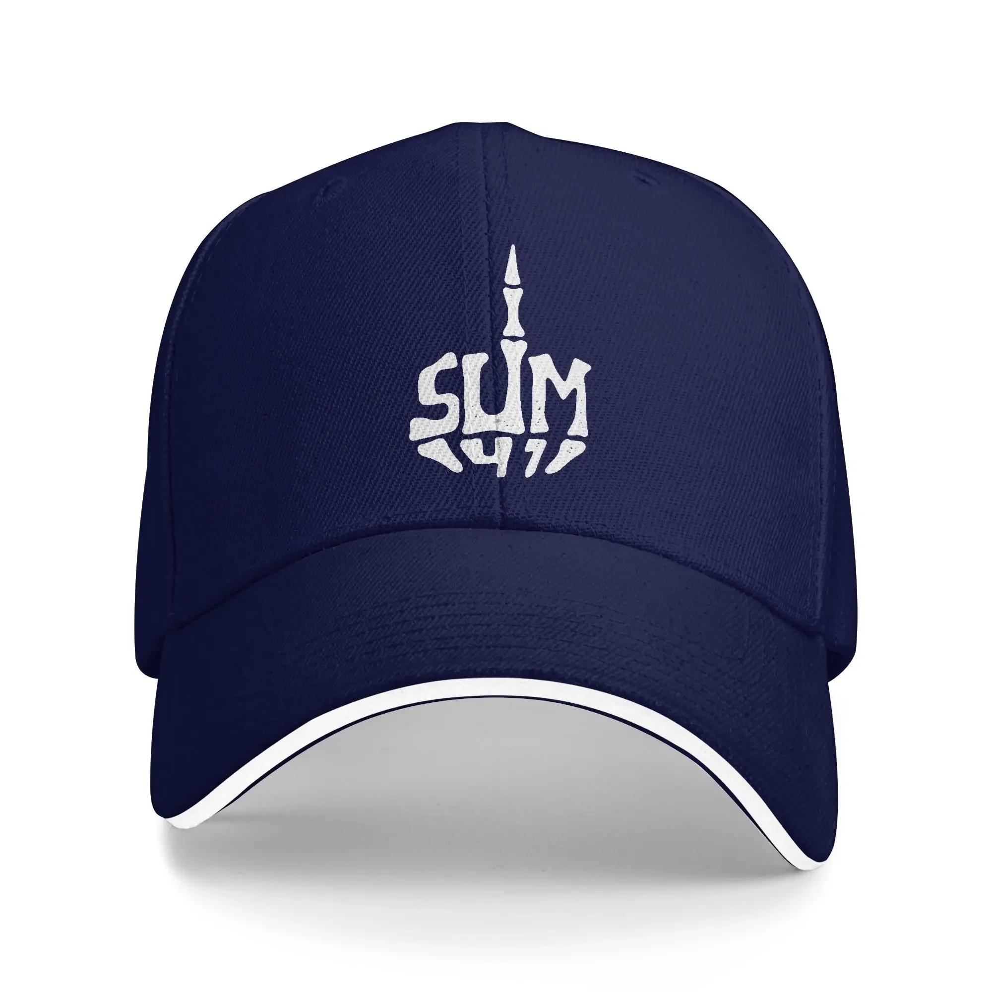 

Sum 41 Rock Band Baseball Cap Outfit Vintage Punk Music Snapback Hat For Men Women Casual Headewear Gift Adjustable