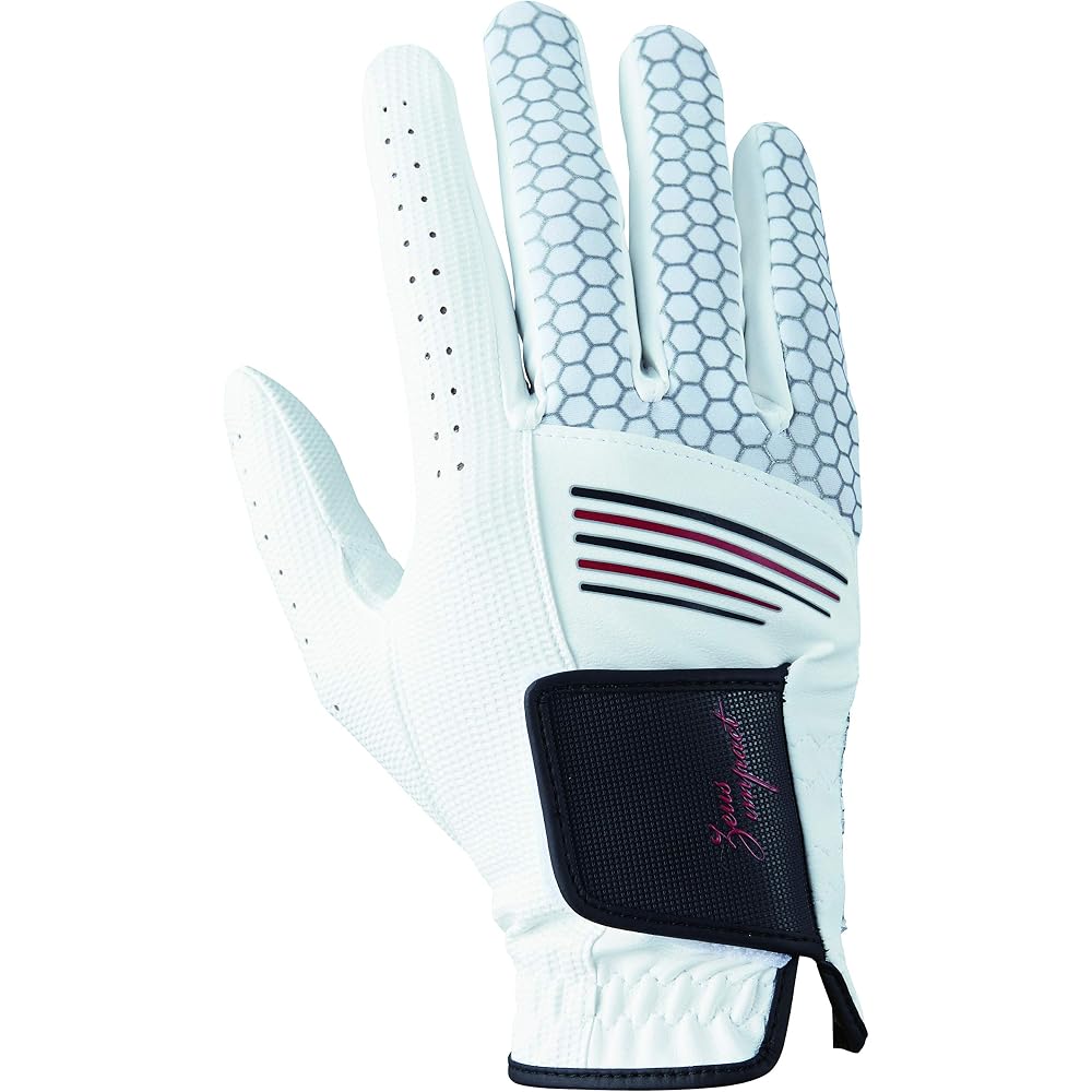 Kasco Zeus Impact Golf Gloves Men s 2-Way Stretch Knit White 24cm