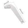Stainless Steel Drill Bit Angle Gauge 87.5X34.5X1.3mm Angle Gauge Edge Dimension Gage Sharpening Tool