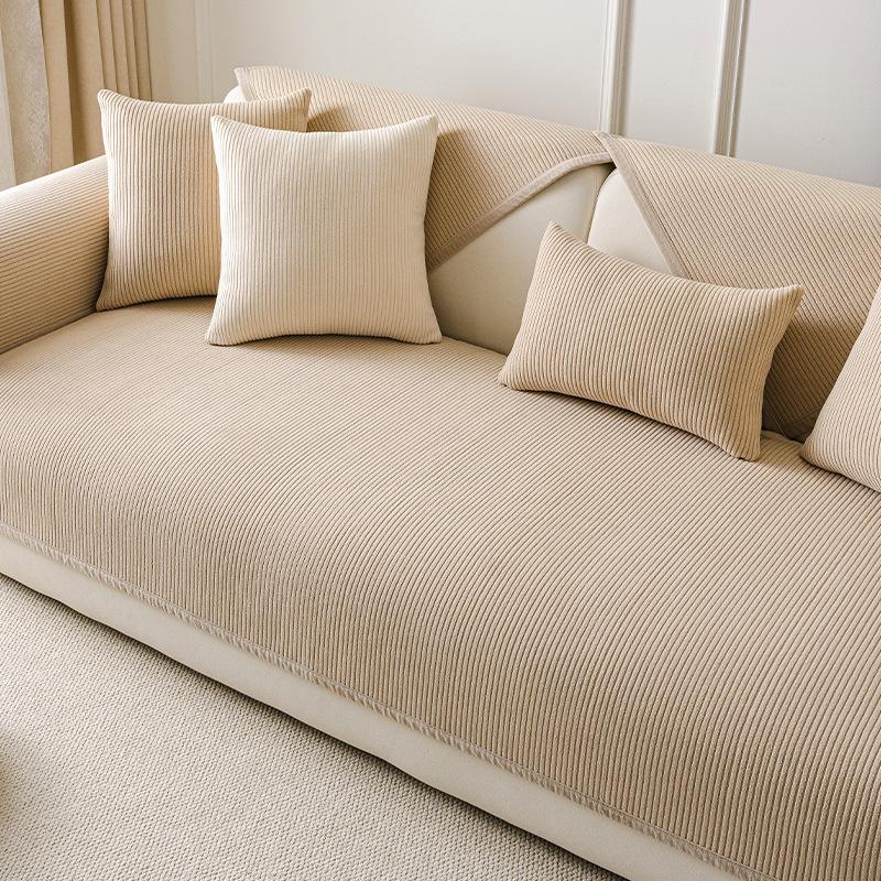 Premium Cream Wind Sofa Cushion  New Four-Season Universal Simple Modern Seat Cushion Non-Slip Cover Cover Cloth