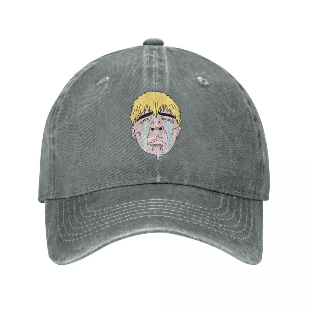 Classic Great Teacher Onizuka Baseball Cap Unisex Distressed Denim Sun Cap Onizuka Crying Outdoor Activities Adjustable Hats Cap