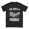 Dandys World  T-Shirt For Men Women Cotton Clothes Casual I'm Just A Pebble  Round Neck Short Sleeve