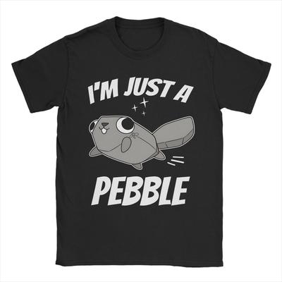 Dandys World T-Shirt For Men Women Cotton Clothes Casual I'm Just A Pebble Round Neck Short Sleeve