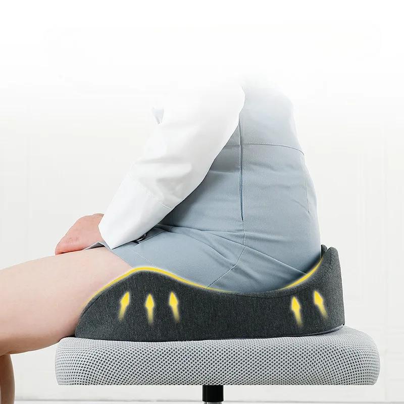 Rebound Memory Foam Woman Office Chair Cushion Tailbone Pelvis Orthopedic Medical Lady Seat Cushion for Beautiful Buttocks Pad