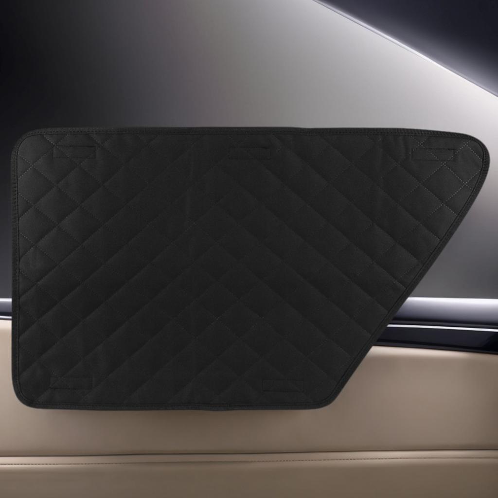 2Pcs Oxford Waterproof Car Door Protector Dog Anti-Scratch Car Interior Cover Washable Car Door Protect Mats for Car Truck & SUV