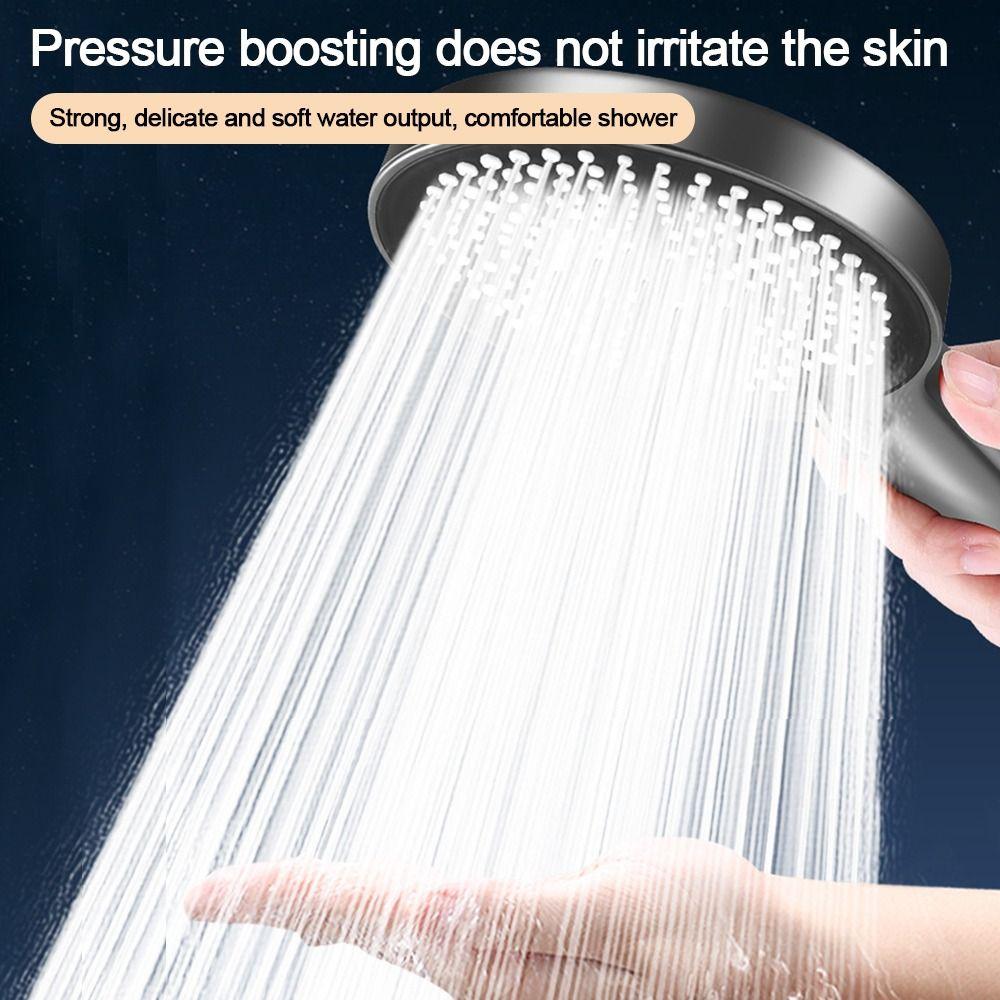 5 Modi Großes Panel Duschkopf Einstellbare Duschbrause Dusche Sprinkler Badezimmer Zubehör