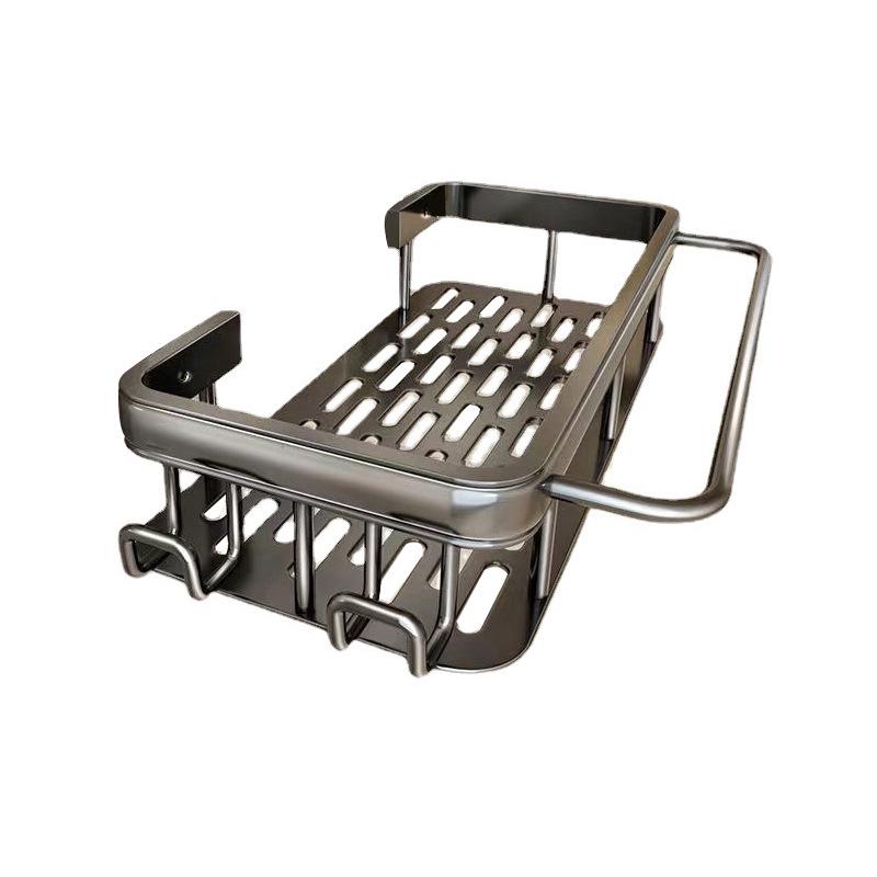 Punch-Free Wall-Mounted Multifunctional Waterproof Storage Rack