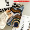 2DFlat Golden Waves Abstract Design Phone Case All Inclusive Film Hard iPhone Case, Compatible with iPhone 18 Pro Max 17 16 15 14 13 12 11