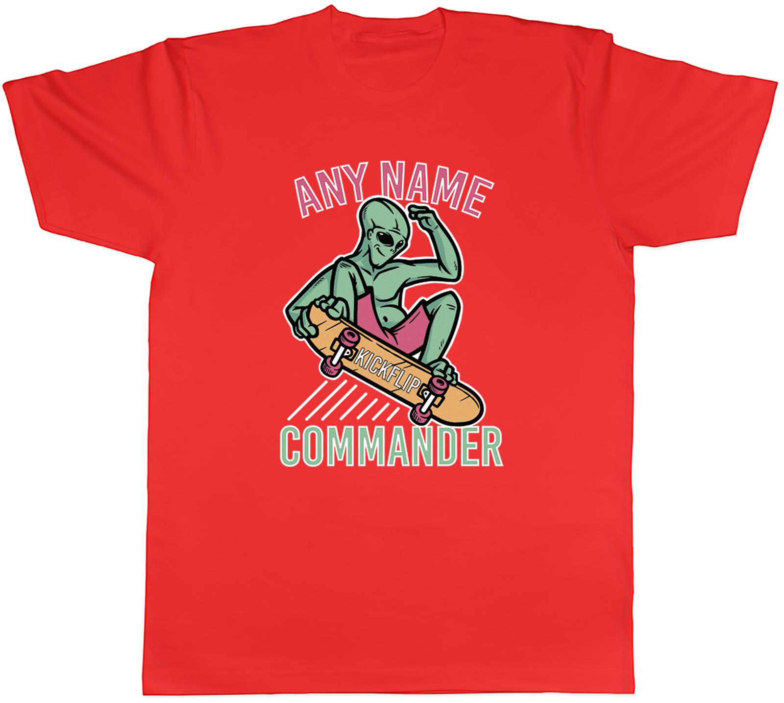 PERSONALISED ANY NAME KICKFLIP COMUnisexDER SKATER UnisexS TSHIRT TEE GIFT TOP S