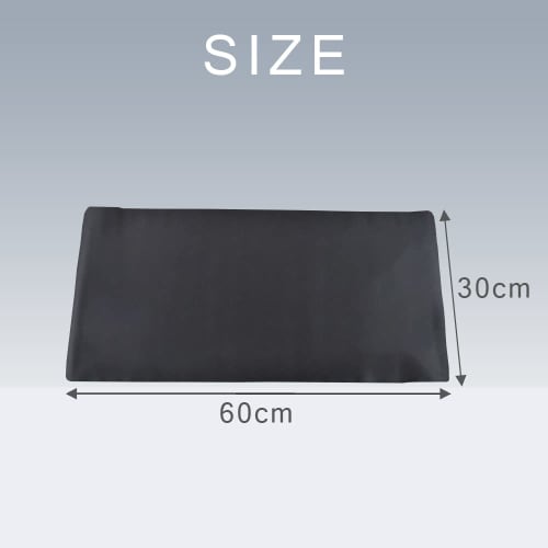 TKY Playmat, Magic Mat, Rubber Mat, Card Game Mat, Playing Cards, Magic Mat, 60x30cm (Black)