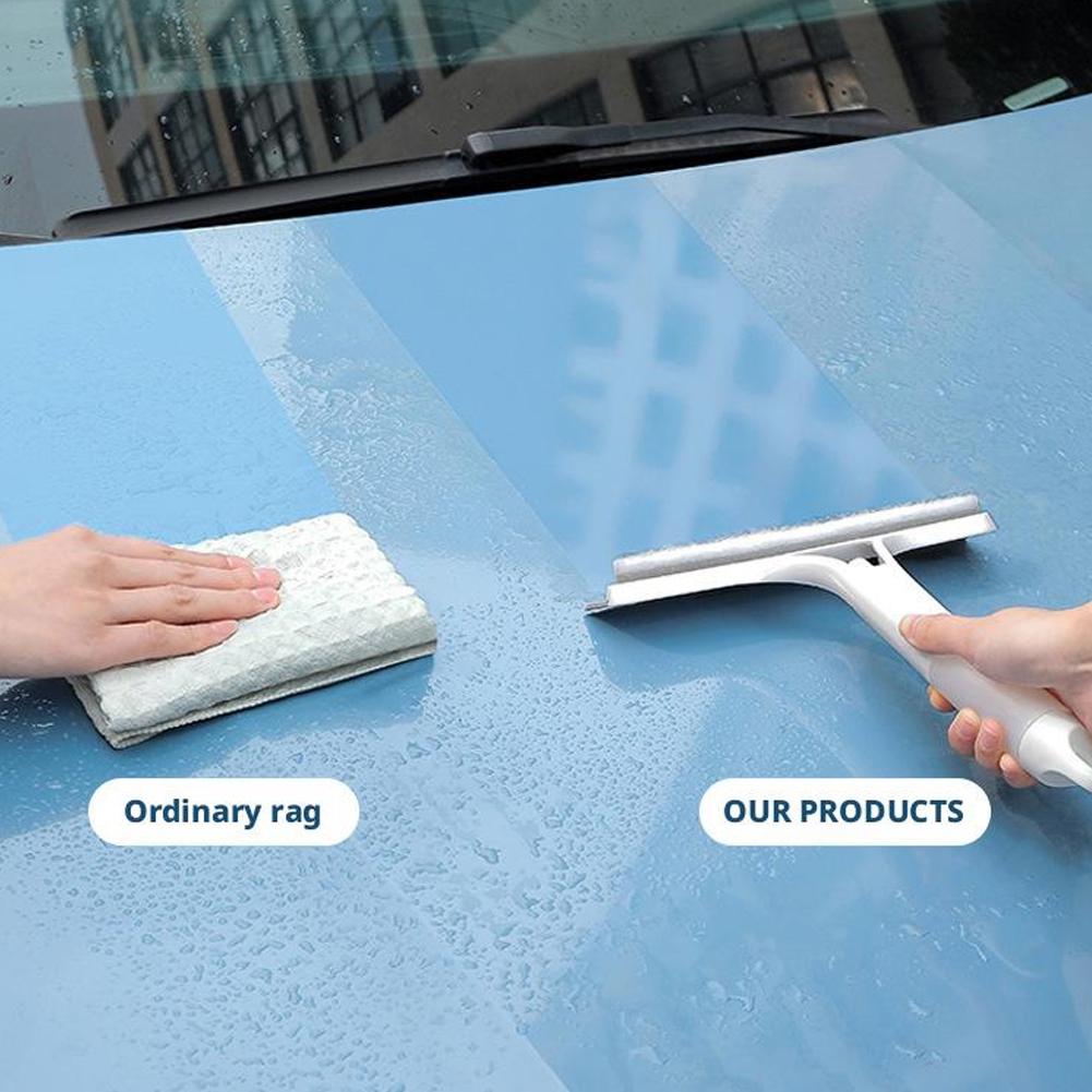 3-In-1 Car Glass Cleaning Wiper with Spray Bottle -Car Door,Window,and Windshield Cleaner Squeegee for Car and Home Washing Tool