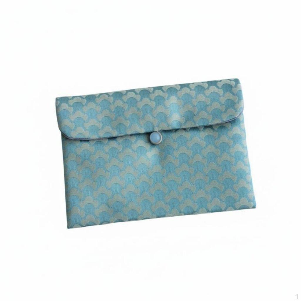 Embroidered Brocade Pouch Flower Embroidery Jewelry Elegant Design Chinese