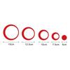 5PCS/Set Acrylic TV Background Home Decor 3D Circles Mural Round Decals Wall Stickers