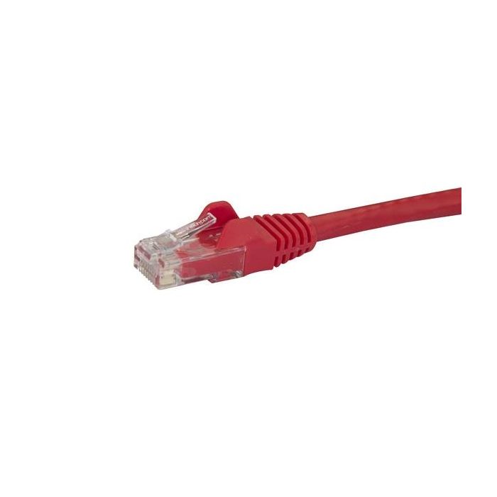 STARTECH Cat6 UTP Snagless Network Cable - 50cm Red - Snagless RJ45 Ethernet Cord - Patch Cable