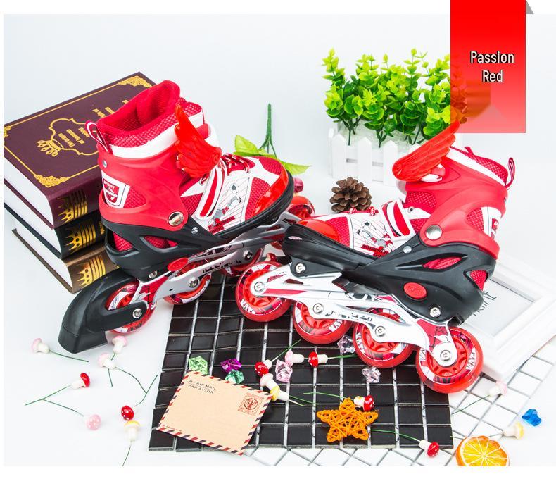 Children's Flashing Ice, Roller, and Inline Skates for Boys and Girls