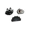 Halloween Butterfly Hair Clip Bat Halloween Shark Clip Funny Ghost Hair Claw  Wash Face