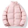 Down cotton-padded jacket men's thickened warm cotton-padded jacket for middle-aged and young people loose and versatile stand-up collar to