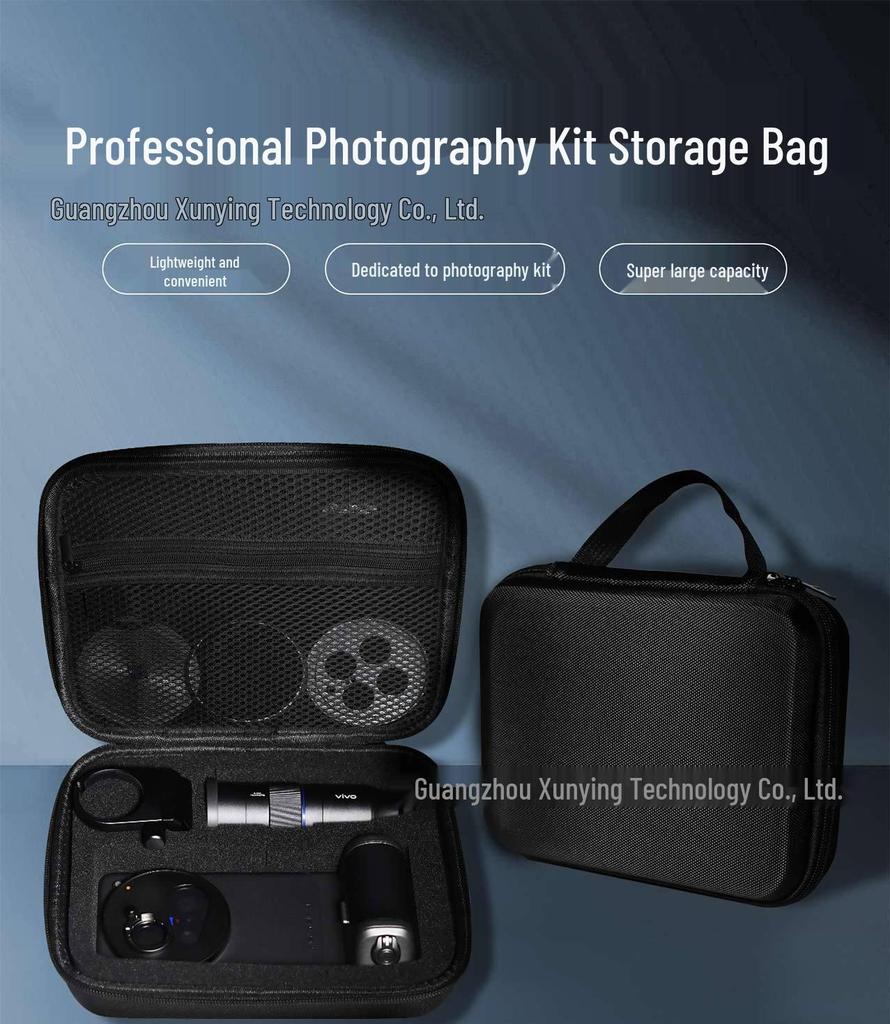 Kit de Fotógrafo Vivo X300 Pro: Bolsa de Almacenamiento Pro para Imagen y Mochila para Teleobjetivo