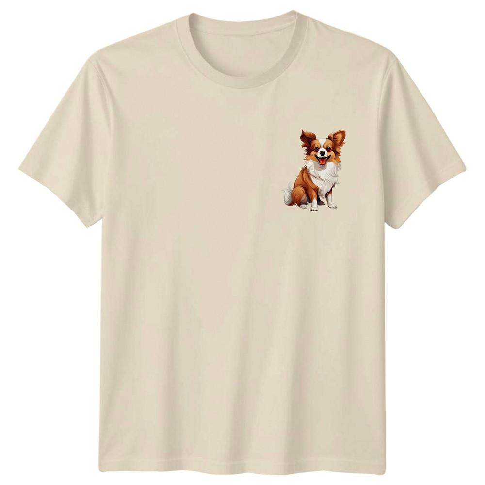 Fluffy Dog Dogs Animals Unisexs TShirt Unisexs Tee Graphic Top