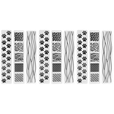9 ks Plastové embosovací složky Embosovaná šablona DIY Výroba karet Scrapbooking Papírové řemeslné nástroje