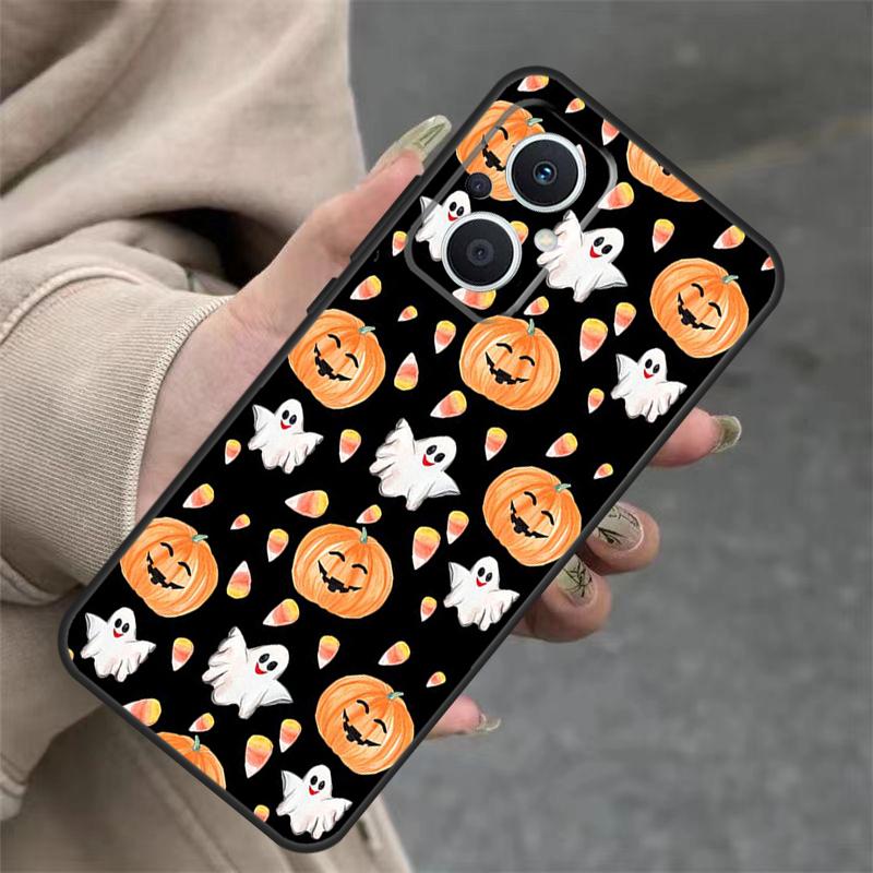 Halloween Pumpkins Case For OPPO Reno 4Z 5Z 8T 10 11 Pro 11F 7 8 5 6 Lite OPPO Find X6 X5 Pro X2 X3 Neo Cover