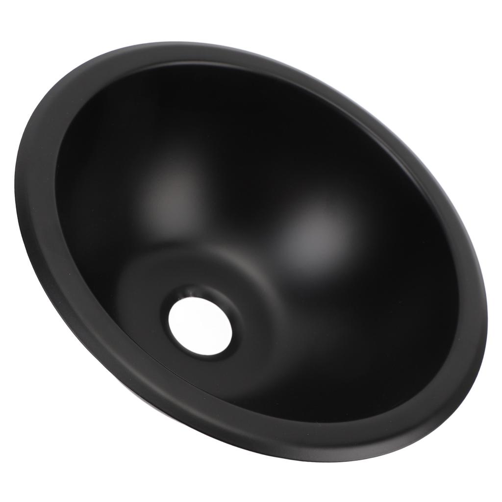 9 X 4in 304 Stainless Steel Sink Round Easy To Clean 40mm Drain Port Hand Wash Basin for RV Camper Boat Caravan