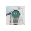 Cute Analog Women's Watch Gray Green Waterproof Easy-to-Read Dial