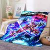 Dragon Ball Anime Print Blanket, Warm and Comfortable Flannel Blanket, Suitable for Bedrooms, Sofas, Beds, Chairs, Picnics, and