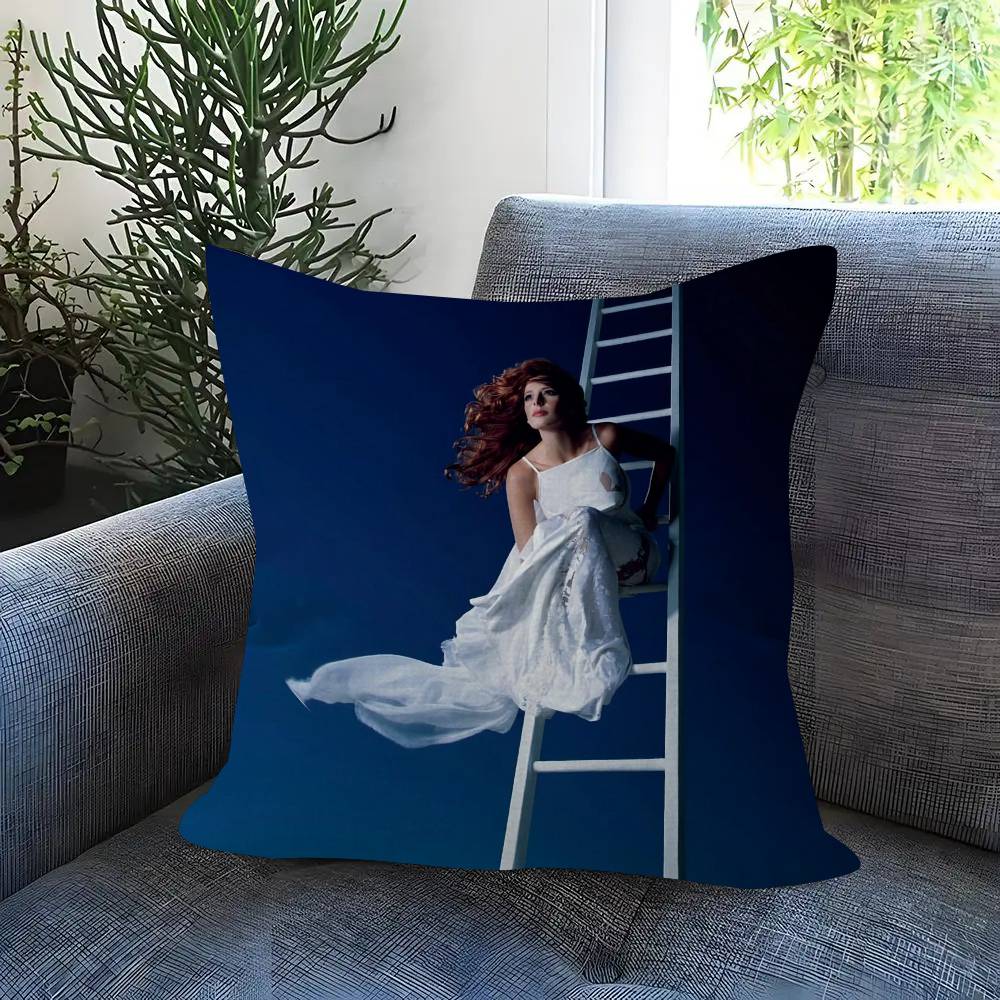 Singer M-Mylene Farmer Pillow Cover For Bedroom Room And Living Room Sofa Decorative Cushion Cover
