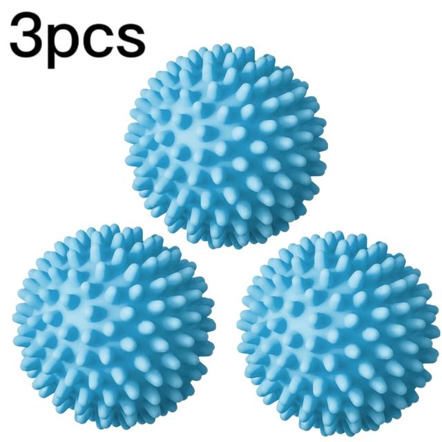 1/2/3pcs Magic Laundry Ball Reusable PVC Solid Cleaning Ball Household Cleaning Washing Machine Clothes Softener Cleaning Tools