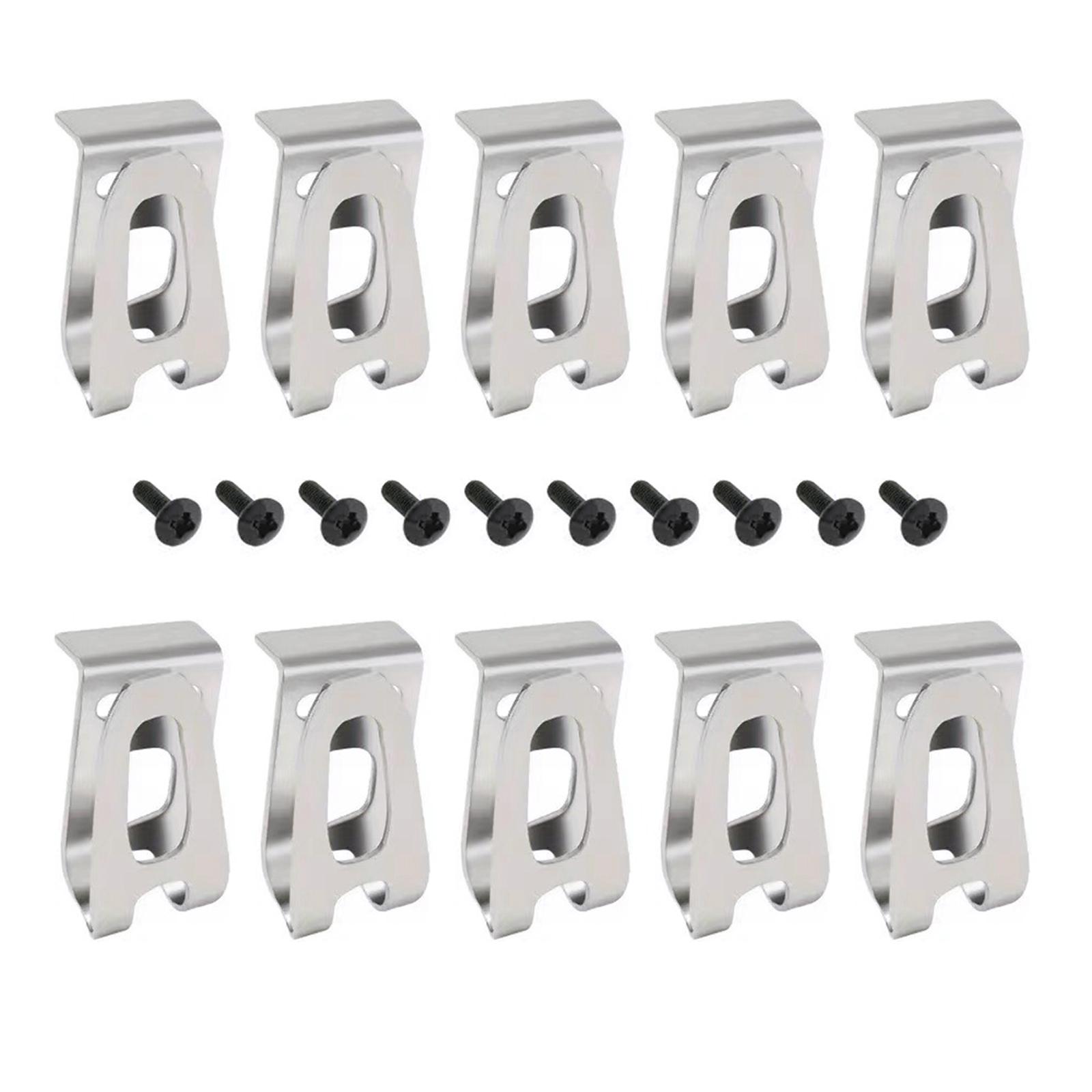 

10 шт. Сверхпрочный крючок для ремня, надежное крепление для электроинструмента для DHP480 DHP482 HP457 HP347 TD127 TD126, аксессуары