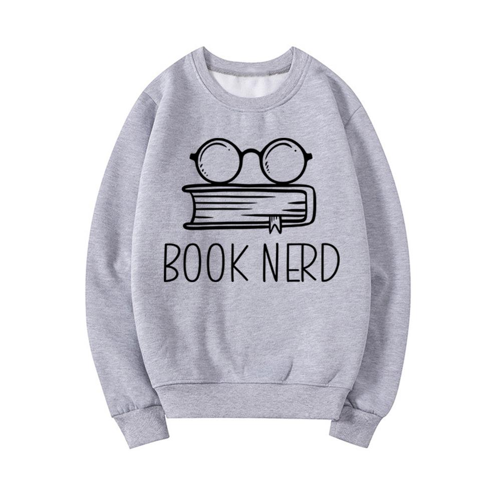 Mikina Book Nerd Skeletons Book Lover Mikina Dámské mikiny s dlouhým rukávem a vroubkovaným výstřihem Mikiny na čtení Mikiny s kapucí Knihovnice Ležérní topy