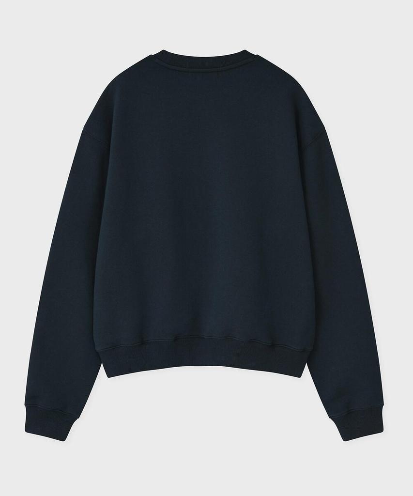 FALLETT Flower Drawing Sweatshirt Navy