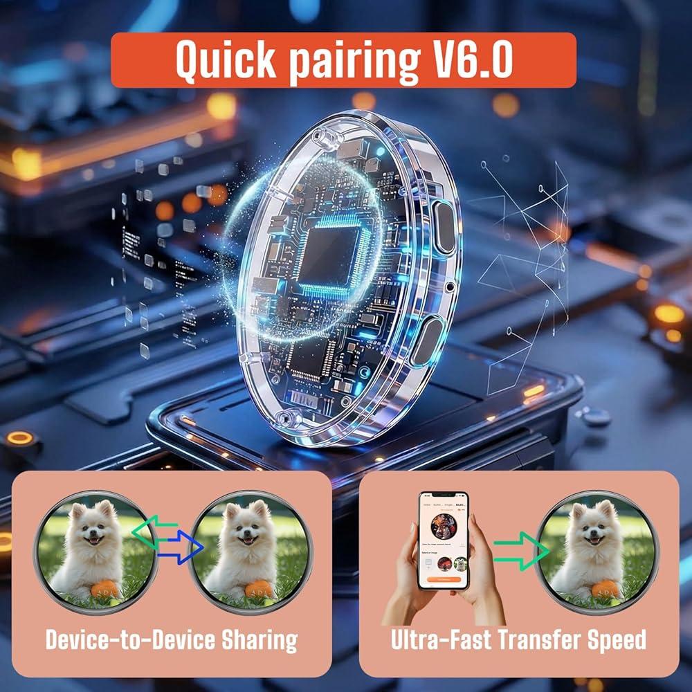 Smart LED Digital Display Badge Pixel Screen Anime Pin for Backpack Photo Video Name Tag Display Electronic Gift